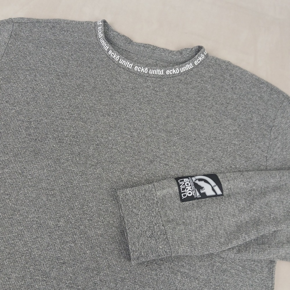 VTG Ecko Unltd‎ 2XL Mens Shirt Thermal 23x29 Y2K Fits Large